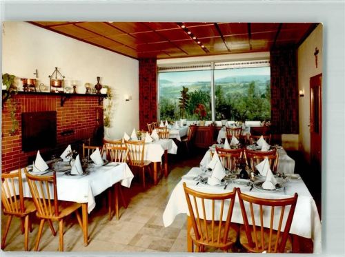 Rieneck Hotel Gut Rieneck Ort handschritflich Foto Original aus Archiv eines Ansichtskartenverlags