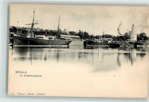 Sevilla Hafen el Guadalquirvir