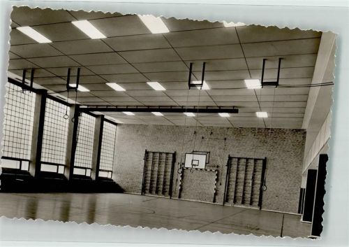 Gummersbach in einer Turnhalle Ort handschriftlich