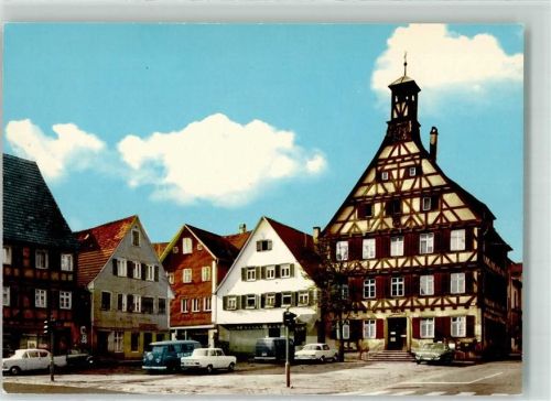 Gaildorf Marktplatz Mercedes VW Bully T1
