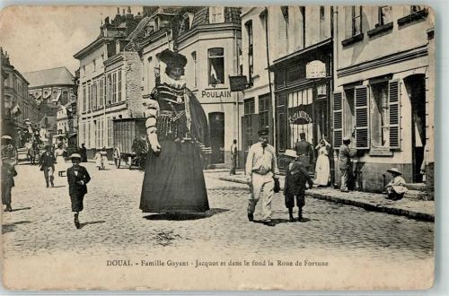 Douai Familie Gayant Jacquot und im Spaß das Glücksrad