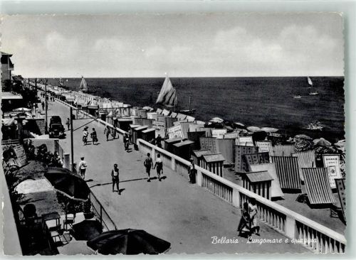 Bellaria Igea Marina 1957 Schwimmbad Promenade