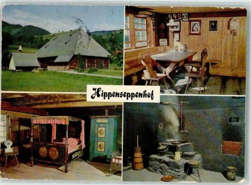 Gutach Schwarzwälder Freilichtmuseum Vogtsbauernhof Küche Wohnstube und Schlafzimmer