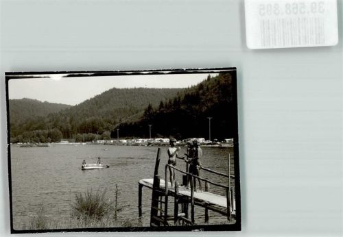 Waldfischbach-Burgalben Foto Original aus Archiv eines Ansichtskartenverlags Schwimmbad Clausensee Ort handschriftlich