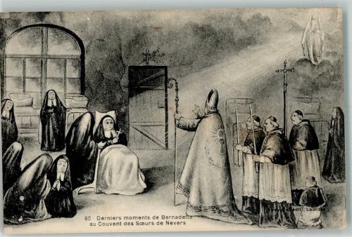 Nevers Letzte Momente der Bernadette im Kloster der Schwestern von Nevers