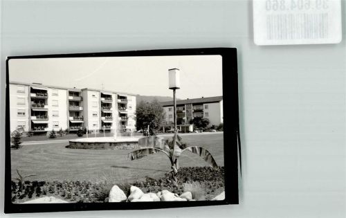 Tiengen Foto Original aus Archiv eines Ansichtskartenverlags Brunnen Garten