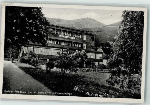 Steinseiffen Sciegny 1941 - Gasthaus Kaiser Friedrich Baude