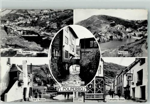 Looe Hafen Lansallos Street Jew´s House Polperro