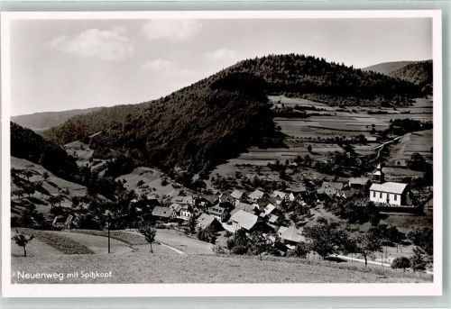 Neuenweg Vogelschau Spitzkopf Gasthaus Krone