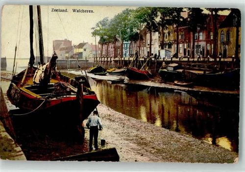 Walcheren Hafen Kanal Ebbe