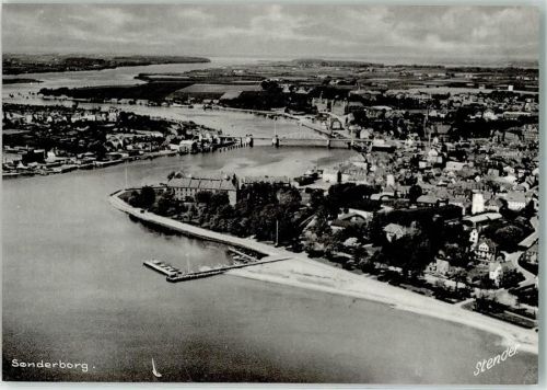 Sonderburg Foto Stender Fliegeraufnahme