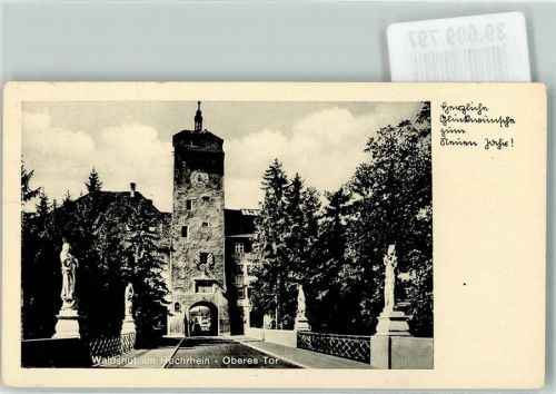 Waldshut Oberes Tor Neujahr