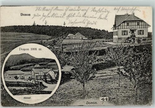Grandfontaine 1916 Donon Feldpost WK I Landst.Inf.Bat. Dillingen