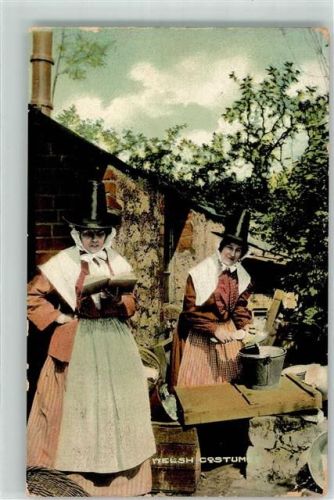 Llanfairfechan 1931 Tracht Wales Ort lt. Stempel