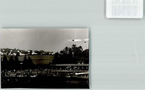 Altusried Schwimmbad Ort handschriftlich Foto Original aus Archiv eines Ansichtskartenverlags