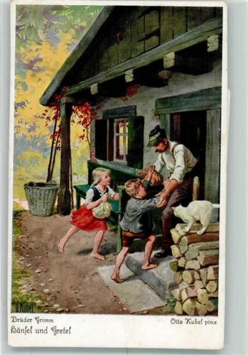sign. Kubel Otto Katze Uvachrom Serie 3717 Nr.125