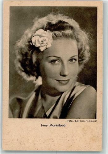 Marenbach, Leny Foto Bavaria-Filmkunst Schauspieler Theaterschauspieler Foto AK