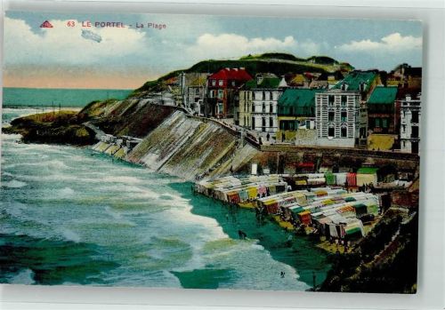 Le Portel Schwimmbad Strand