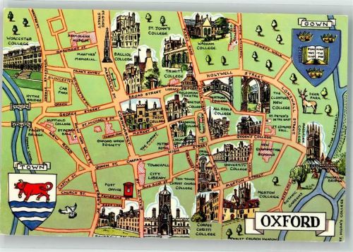 Oxford Stadtkarte