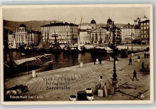 Trieste / Triest / Trst Hafen Molo San Carlo