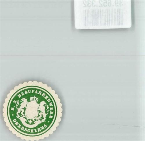Bad Schlema K.S. Blaufarbenwerk Oberschlema