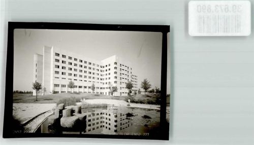 Erding Krankenhaus Ort handschriftlich Foto Original aus Archiv eines Ansichtskartenverlags
