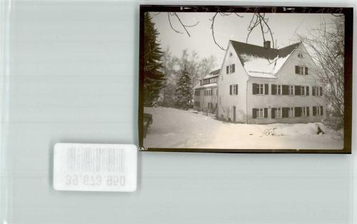 Grönenbach Winter Ort handschriftlich Foto Original aus Archiv eines Ansichtskartenverlags