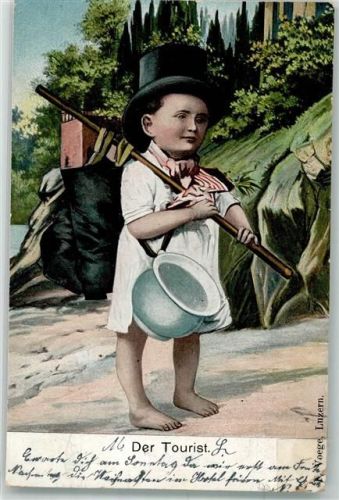 1903 Der Tourist Kind Zylinder Voege Serie 201