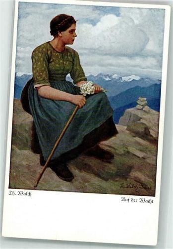 sign. Walch Th. Auf der Walcht Edelweiss Verlag Wiechmann Nr.3031