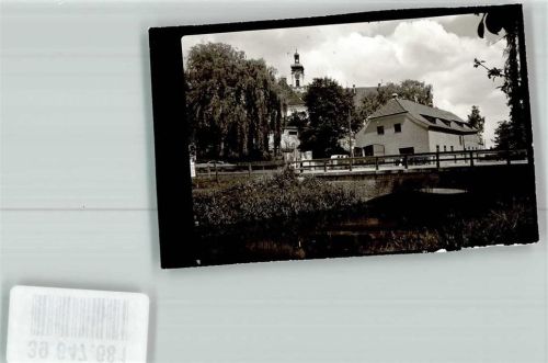 Geisenfeld Ilmbrücke Foto Orginal aus Archiv eines Ansichtskartenverlags Ort handschriftlich