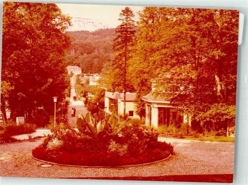 Bad Brückenau Foto Original aus Archiv eines Ansichtskartenverlags Blick zum Fürstenhof Ort handschriftlich
