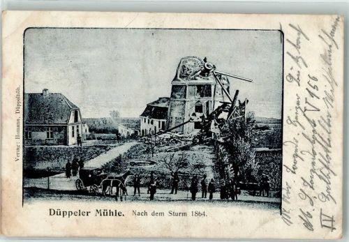 Düppel 1900 Windmühle Düppeler Mühle 1864