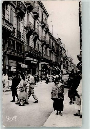 Tunis 1965 Rue Charles du Gaulle Auto Oldtimer