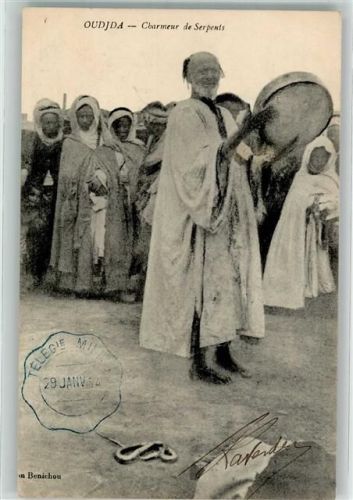Rabat 1914 Tracht Schlangebeschörer Oudja
