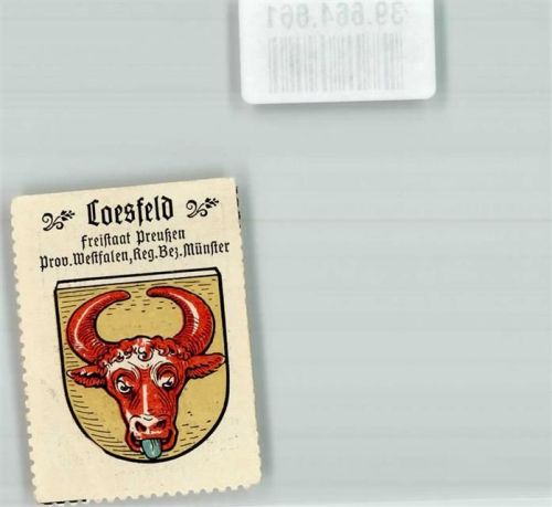 Coesfeld Wappensammelmarke Kaffee Hag
