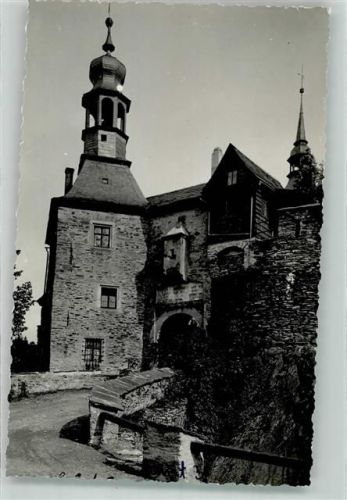 Lauenstein Ort handschriftlich Burg Foto Original aus Archiv eines Ansichtskartenverlags