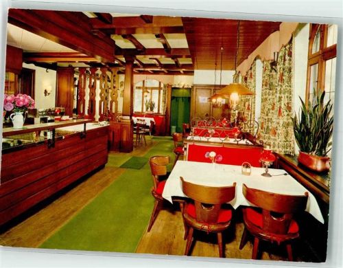 Haslach Hotel Gasthaus Ochsen Gaststube mit Theke