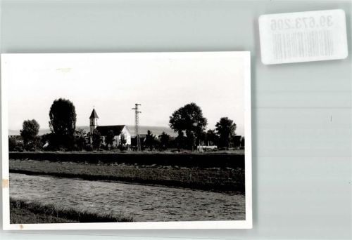 Teningen Kirche Foto Original aus Archiv eines Ansichtskartenverlags