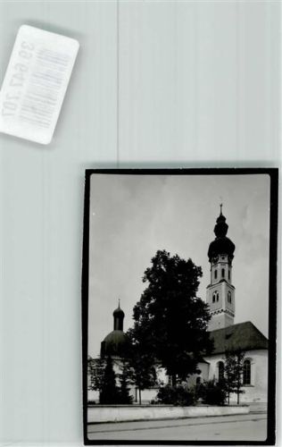 Pfaffenhofen Kirche St. Martin Foto Orginal aus Archiv eines Ansichtskartenverlags Ort handschriftlich
