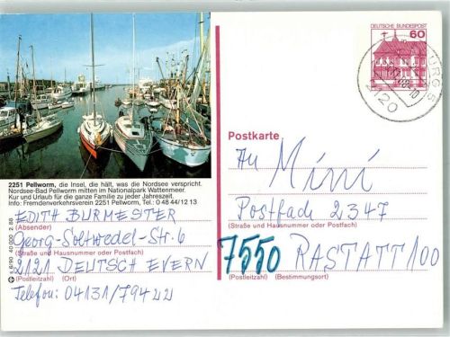 Pellworm 1988 Hafen