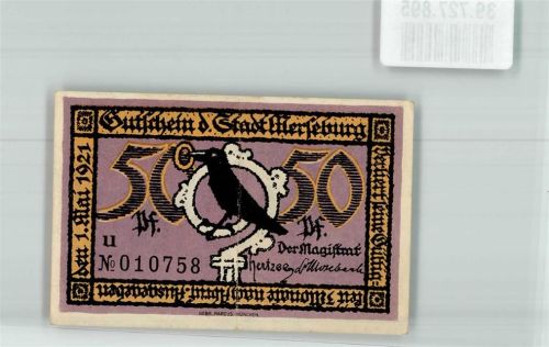 Merseburg 1921 50 Pfennig