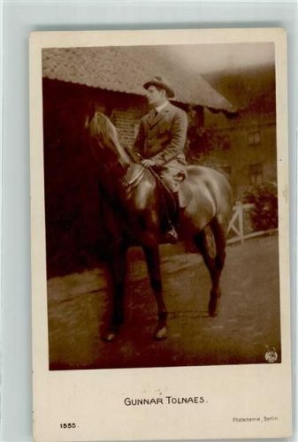 Gunnar Tolnaes auf dem Pferd