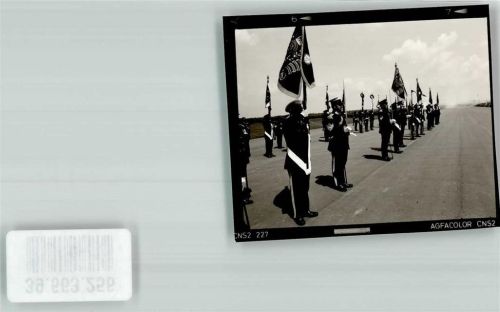 Sennelager 1977 Besuch Queen Elizabeth II Winningmühle Parade Truppe Soldaten Uniform Militär Fahne Ort handschriftlich Foto Original aus Archiv eines Ansichtskartenverlags