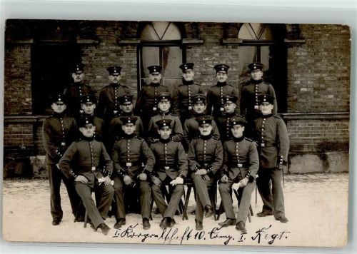 1910 I. Krieger 10. Komp. I. Regt.