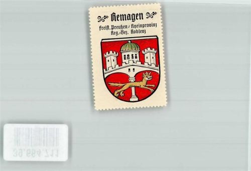 Remagen Wappensammelmarke Kaffee Hag Nr. 29