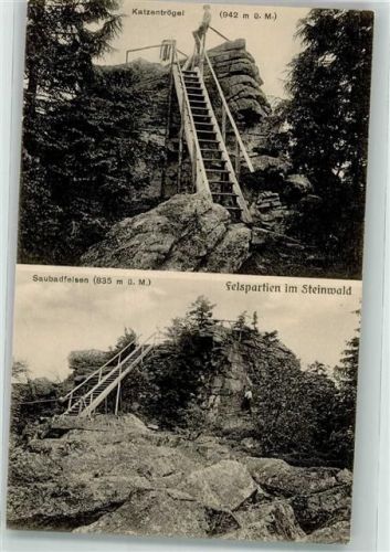 Marktredwitz Katzentrögel Saubadfelsen Ort handschriftlich