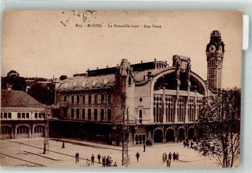 Rouen 1922 Bahnhof