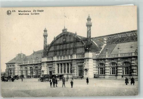 Malines Bahnhof Auto Oldtimer
