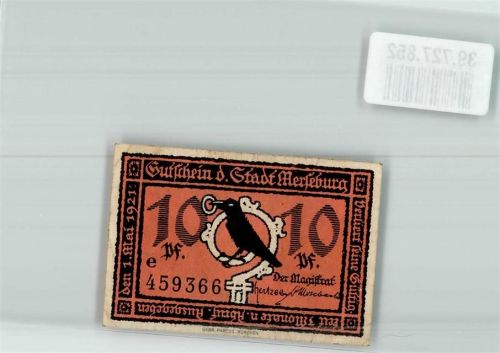 Merseburg 1921 10 Pfennig