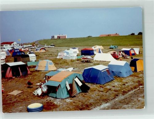 Tossens Foto Original aus Archiv eines Ansichtskartenverlags Campingplatz Ort handschriftlich